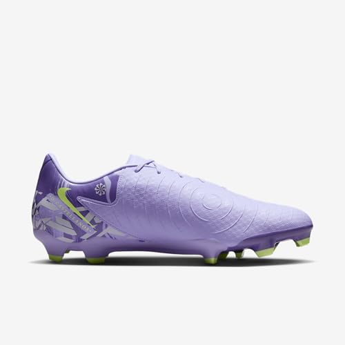 Nike United Phantom GX 2 Academy MG Low-Top Soccer Cleats (HF1595-500, Purple Agate/Barely Volt)3