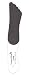 Tropical Shine Large Black Foot File Coarse 100 Grit Medium. Dual Sided. 10 In.