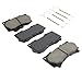 QUALITY-BUILT Black Series Ceramic Front Brake Pads 1003-1119C Compatible with 2006-2010 Hummer (H3, H3T)