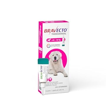 Bravecto Transdermal Cães de 40 até 56kg Bravecto para Cães, 40 a 56kg,