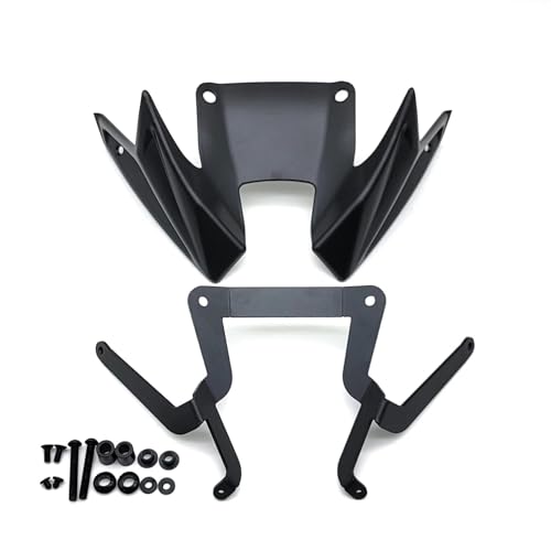 Aileron moto CB500 Hornet 2024 2025 becquet avant carénage noir