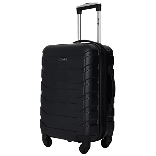 Wrangler Miami Luggage & Packing Cubes, Black, 4 Piece Set - Image 7