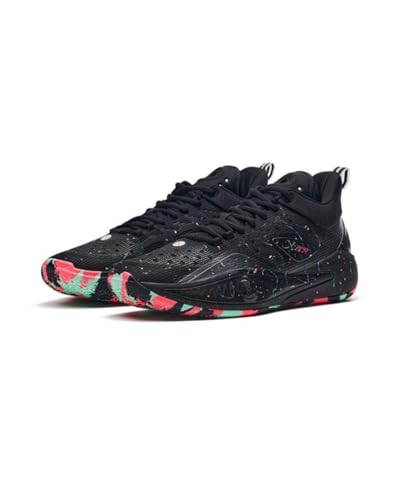 Image of XTEP Men Dynamic Foam Basketball Shoes /Sneakers with Shock Absorption Sports Lining & Breatheable Mesh Upper with Embedded TPU Sole for Extra Support & Rebound