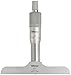 Mitutoyo 128-105 Vernier Depth Gauge, Micrometer Type, 0-1