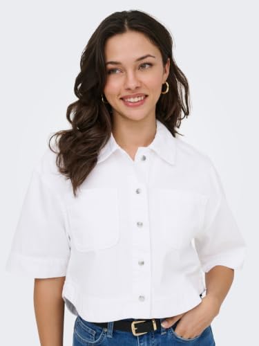 Onlcleo Life Ss Crop DNM Shirt PIM Noos – Ansicht 3