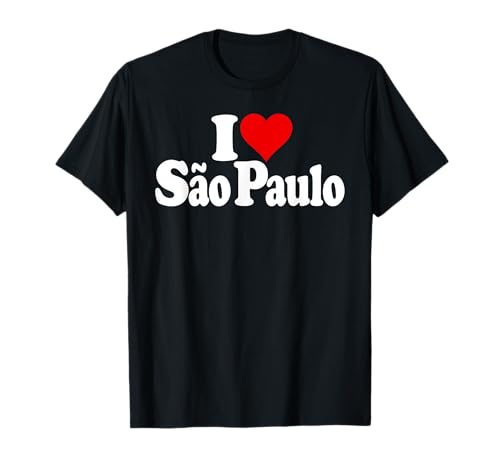 I LOVE HEART SAO PAULO BRASIL Camiseta