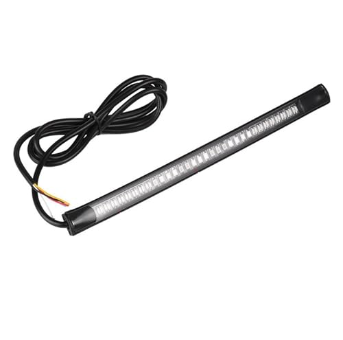 Bande lumineuse moto 48 LED clignotant et feu stop arrière universel