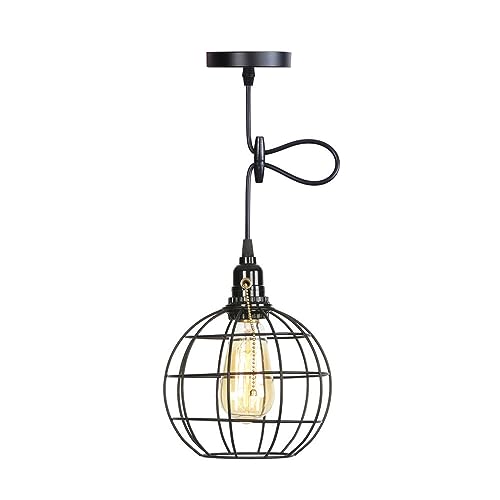 Luminaire de plafond artisanal décoratif au design rétro américain E27