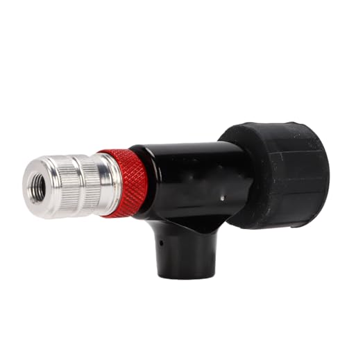 Kit de bomba de CO2 portátil con manómetro para válvulas Presta y Shreader de aleación CNC 3