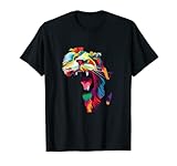 ¿África es tu continente? ¿Te encantan los leones, los elefantes, las jirafas, los rinocerontes, las cebras y la naturaleza? Entonces este mapa de África con un león es un regalo genial para ti. Recuerdo de África / recuerdo después de un viaje o safari.