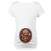 CafePress - Razz Baby -DS Maternity T-Shirt - Cotton Maternity T-shirt, Cute & Funny Pregnancy Tee