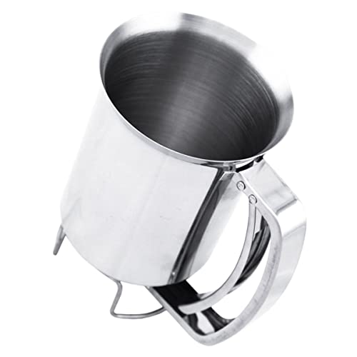 NAMOARLY 1pc Stainless Steel Batter Dispenser Funnel Food-Grade Mixing Tool for Pancakes and Crepes High Sealing Design Kitchen Tool and Convenient