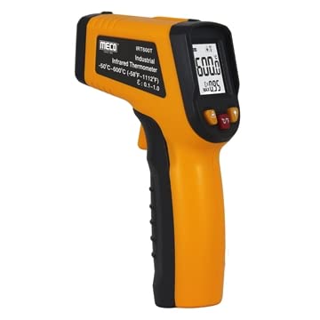 Naafie Industrial Infrared IR Thermometer | Genuine Parts with 1 Year warranty | Multi Laser High Temperature -50°C to 600°C Digital Gun | Non-Contact Pyrometer - MECO Make (B0BSFVYZMG) Amazon Price History, Amazon Price Tracker