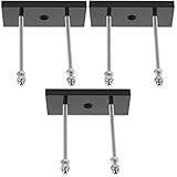 Sosoport 3-Teilige Deck-Snowboard-Halterung Professionelle Wandhalterung Display Vielseitige Aufbewahrung Montierter Organizer Snowboard-Rack Zur Sicheren Präsentation von