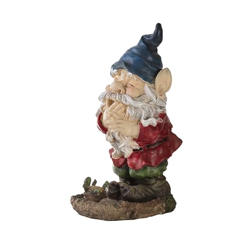 Alpine Wac254 Smiling Gnome Statuary