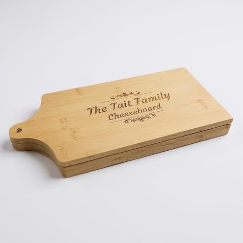 Personalised 30cm Rectangular Cheese Board - Engraved Wedding Birthday Kitchen Gift