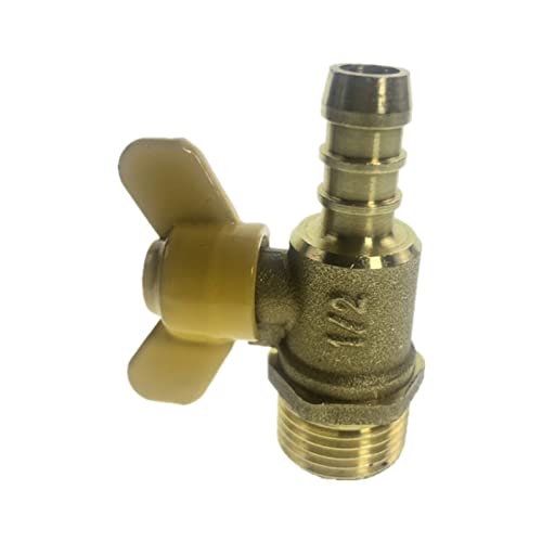 Robinet à tournant sphérique en laiton Premium à filetage mâle 1/2 pouce de haute précision - 6