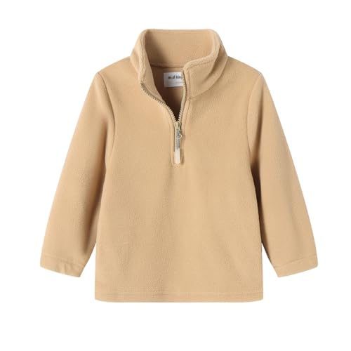 Sweat-shirt à manches longues en polaire pour les jeux en plein air des enfants