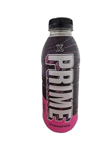 Palmzen PRIME X Pink and Blue UK Strawberry Lemonade Hydration 500ml Sports Drink