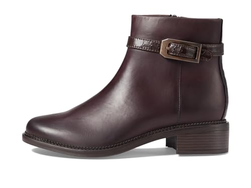 Clarks Maye Grace Fashion Boot für Damen, Bordeaux-Leder, 8 – Ansicht 4
