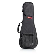Transit Series gig Bag designed to fit Concert ukuleles with weather-resistant blended fabric exterior and thick rubber tread protects wear and protects from small puddles to spilled drinks Exterior accessory pocket with mini pocket on front for stor...