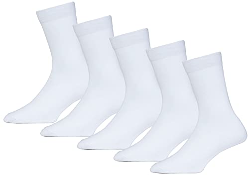 RC. ROYAL CLASS Boys and Girls Calf Length White Plain Organic Co...