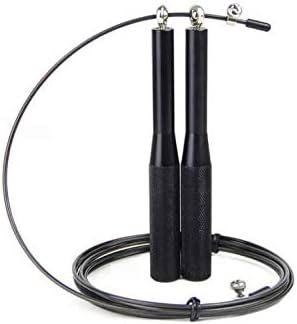 Crossfit Jump Rope Ultra-speed Ball Bearing Skipping Rope Gym Fitness, Black