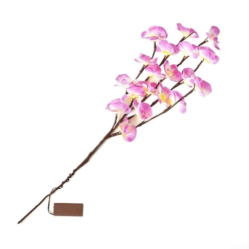Branches lumineuses LED violettes à piles 2800K pour table - 2