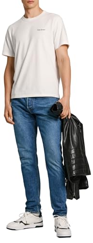 Pepe Jeans Arryn T-Shirt, Off White (Bianco Sporco), S Unisex-Adulto - 2