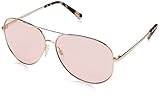 Protective case included Michael Kors Unisex-Erwachsene 0MK5016 Sonnenbrille, Gold (Shiny Rose Gold/Tone), 60