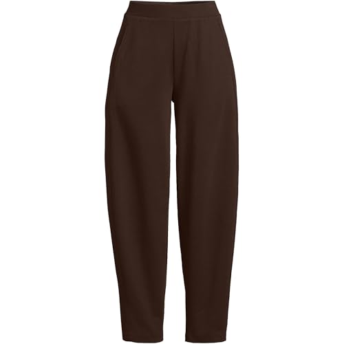 Lands' End Women's Sport Knit High Rise Barrel Ankle Pants3