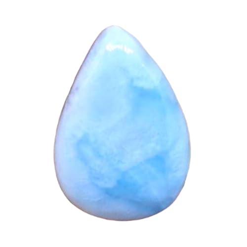Larimar naturel de qualité supérieure, gemme poire pour haute bijouterie