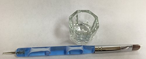 Brocha Acrílica Mármol Kolinsky Para Uñas #12 miniatura 3