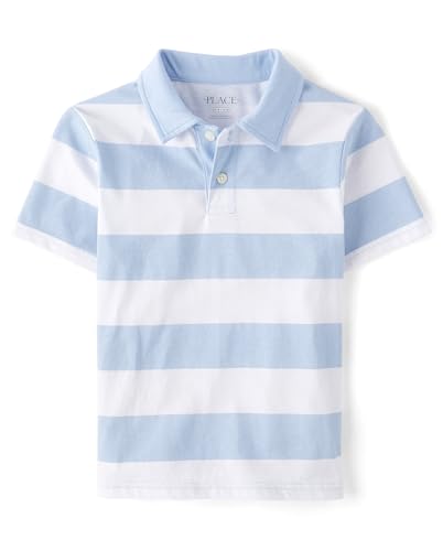 Image of The Children's Place Boys' Uniform Short Sleeve Pique Polo
