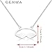 CENWA Swim Goggles Pendant Necklace Charm for Swim Team Gift Swimming Club Gift (Swim Goggles Necklace)