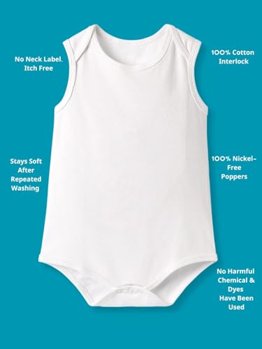 Image of TuddyBuddy 100% Cotton Multi Color Romper /Bodysuit /Onesies for Baby Boys & Baby Girls