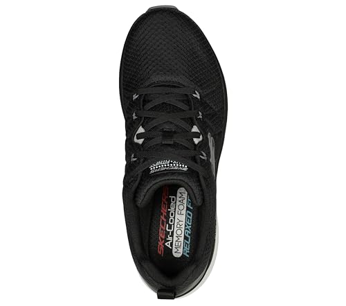 Skechers Skechers Men's D'lux Fitness - Kaster Sneakers, Black/White, 11 M