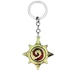 OMAIEWRIKAO New 2025 Wow Hearthstone: Heroes Of Warcraft Key Chains 3D Hearthstone Keyring Vintage Metal Keychain For Men Gift Jewelry Findings Fashion Trendy Accessories Creative