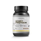 Whey Protein 1KG | 43g Proteína/dosis | Proteína en polvo, BCAA, Glutamina, Colágeno, Magnesio y Vitamina B6 | Aumenta Masa Muscular, Fuerza, Recuperación | Alta Disolución, Fácil Digestión Chocolate