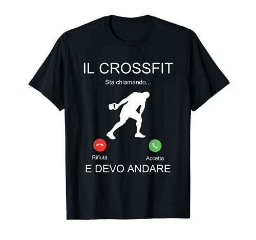 Regalo divertido para hombres y mujeres Crossfit Is Calling Camiseta