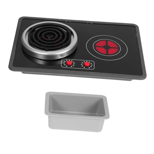 minkissy Minicocina De Juguete con Luz y Sonido Estufa De Inducción Realista Fregadero y Accesorios para rol De Cocina