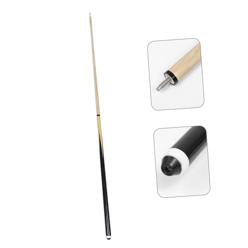 Taco de billar desmontable de madera dura para snooker miniatura 6