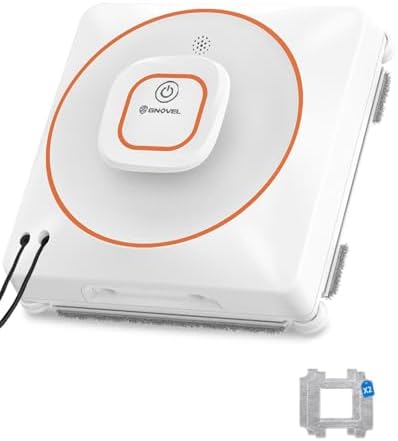 Window Cleaning Robot, 8000Pa Suction Robot Window Cleaner, 4 Cle...