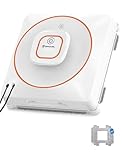 GNOVEL Window Cleaning Robot, 8000Pa Suction Robot Window Cleaner, 4 Cleaning Modes with Intelligent Path Planning, 15-Stage Anti-Fall System, Remote Control for Glass, Windows, Mirrors, Tiles