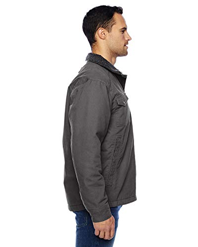 Image of DRI DUCK Endeavor Canyon Cloth Canvas Jacket with Sherpa Lining, 4XL, Charcoal