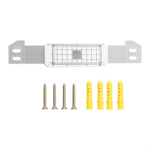 Plus TellTale - Herramienta de monitoreo de grietas de pared con placas acrílicas y cursor de medición para observar el desarrollo de grietas a lo largo del tiempo
