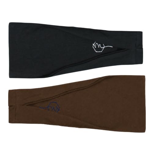 Image of Maven Thread Wide Workout Headbands for Women - Non-Slip Sweatbands for Gym, Running & Yoga