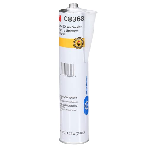 3M Urethane Seam Sealer, 08368, White, 310mL/10.5 fl oz Cartridge