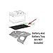 Group 27 Battery Tray Mat - Acid Absorbent & Shock/Vibration Resistant Pad, 12x7 Inch Ultra-Thin 1/10