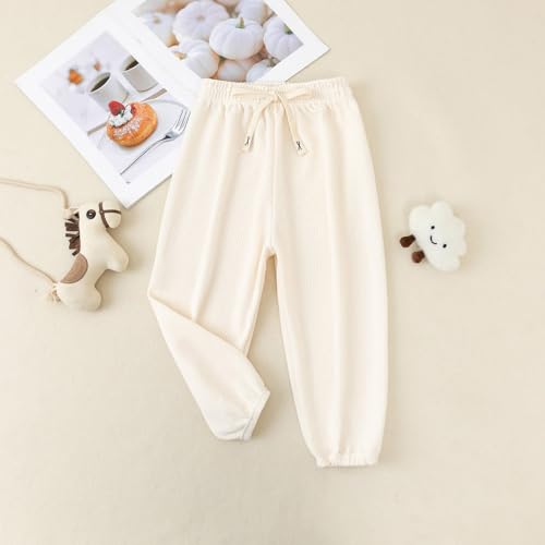 Boys Wide Leg Pants Casual Baggy Sweatpants Elastic Waist Solid Color Loose Long Trousers Running Sports Joggers2